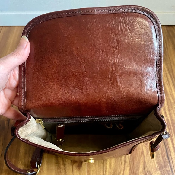 VTG Brahmin Leather Crossbody - Picture 7 of 16